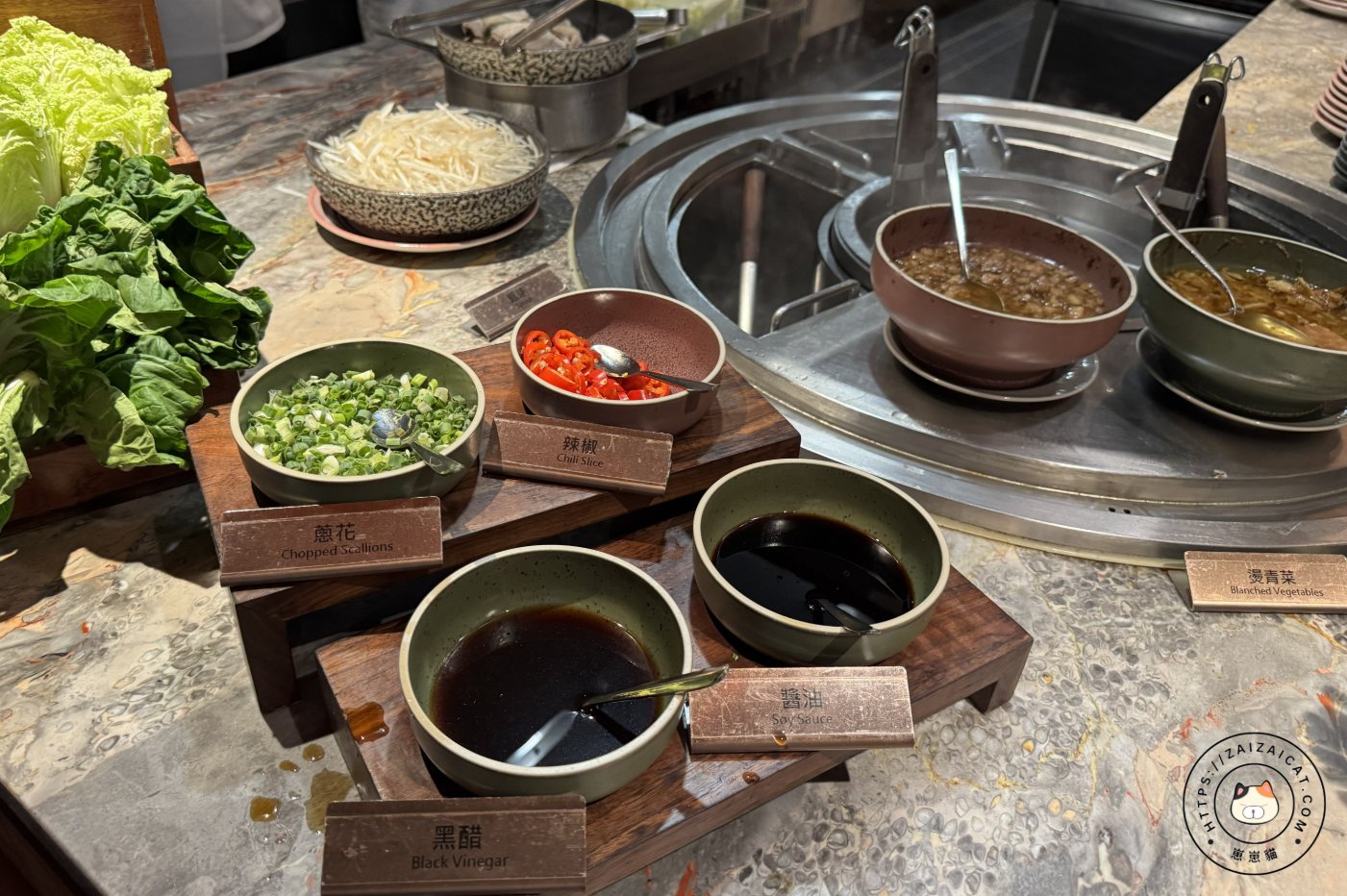 燙青菜、鵝肉麵/米粉