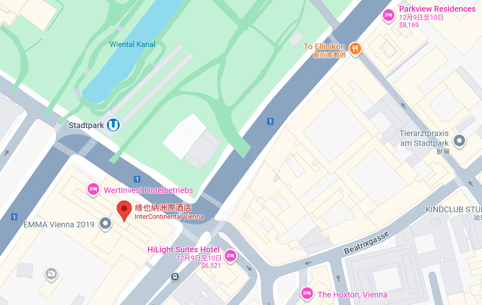 飯店走路就能到